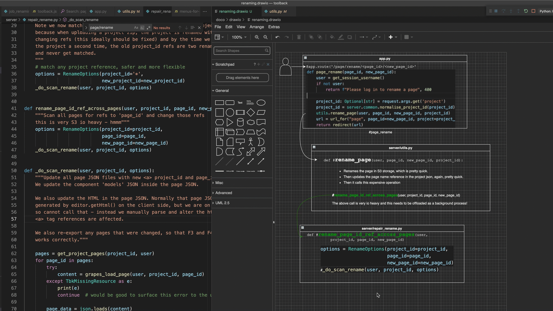 literate-drawio-vscode-01 - image ref which works on main github page